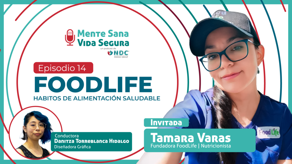 Únete a Danitza Torreblanca en este episodio de "Mente Sana Vida Segura", donde entrevistamos a Tamara Varas, fundadora de FoodLife. Tamara nos platicará acerca de su emprendimiento y nos dará diversos consejos para llevar una alimentación equilibrada y saludable.